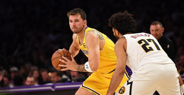 东契奇30+11+13中投绝杀 湖人加时险胜掘金5连胜